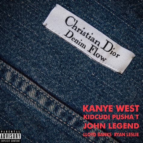 kanye west christian dior denim flow|christian dior denim flow lyrics.